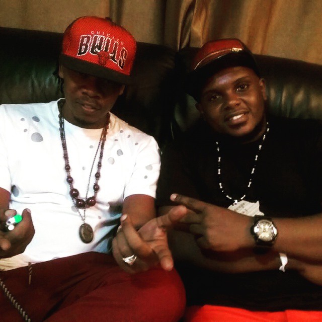 Nonini(right) with Chege(left)