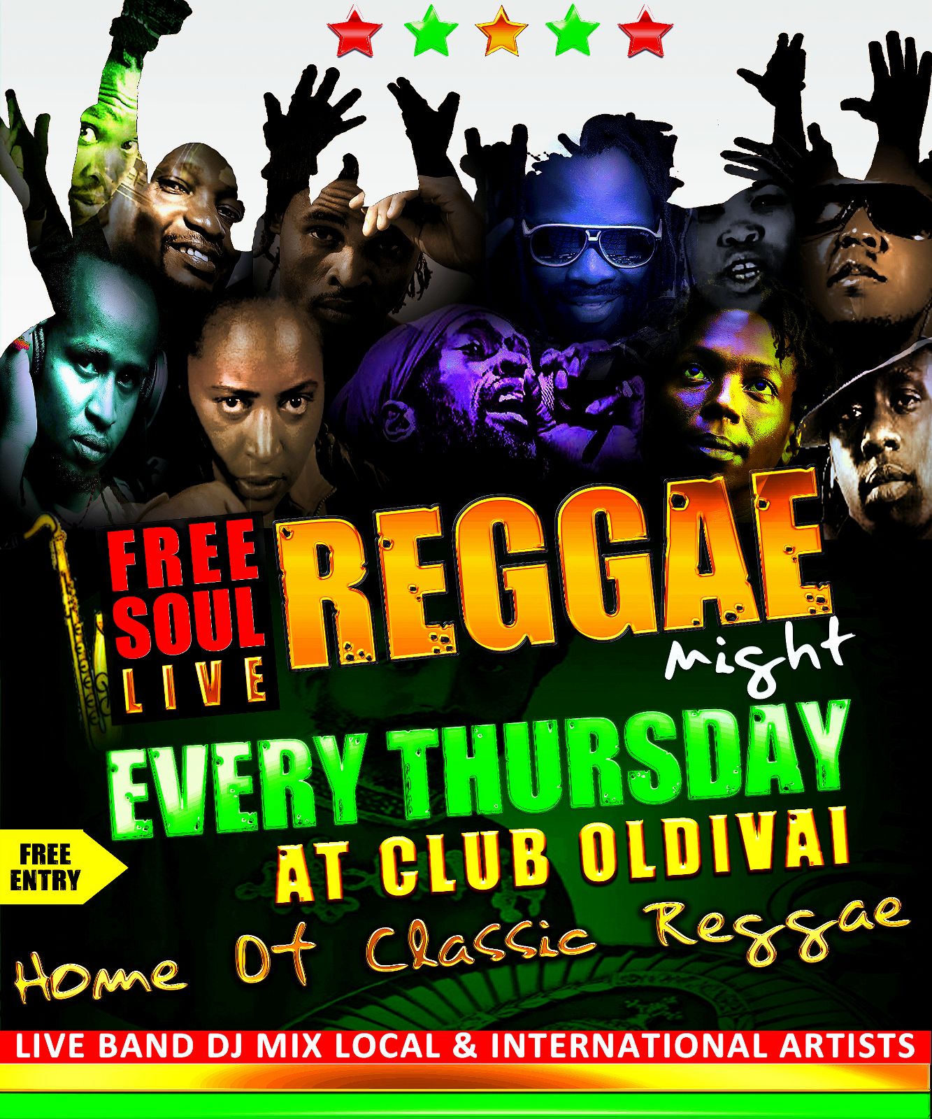 Reggae Night Free Soul