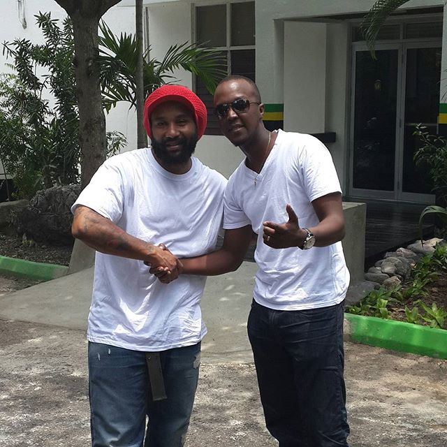 Kymani Marley With Wyre At The Bob Marlye Museum