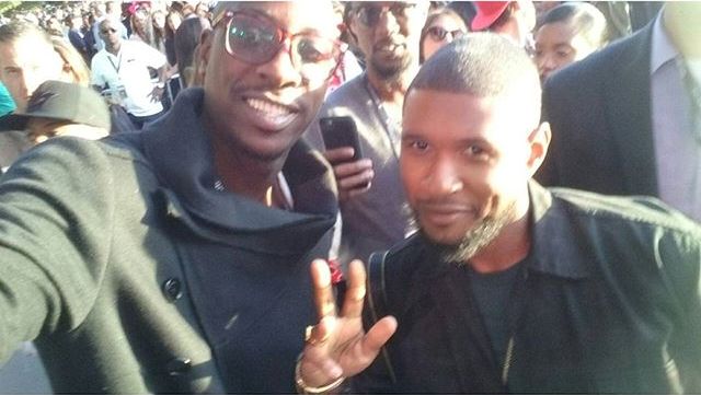 Bienaime with Usher