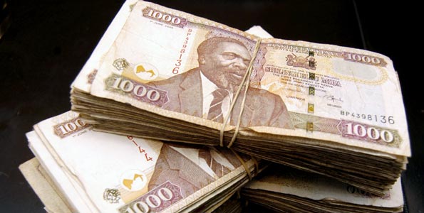 Thousand Kenyan shilling bills