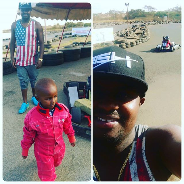 Gabu spending some quality time with his son