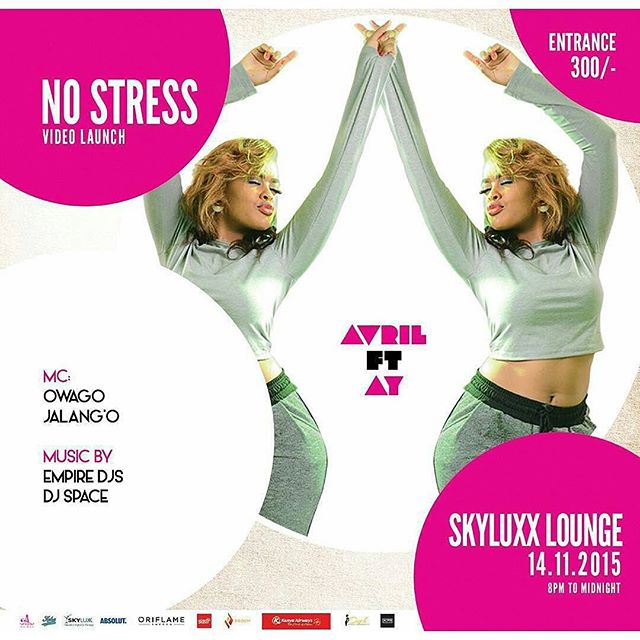 Avril No stress poster