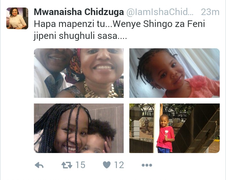 Mwanaisha Chidzuga's tweet