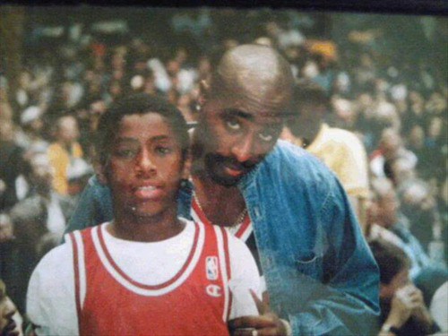 Tupac with Joshua