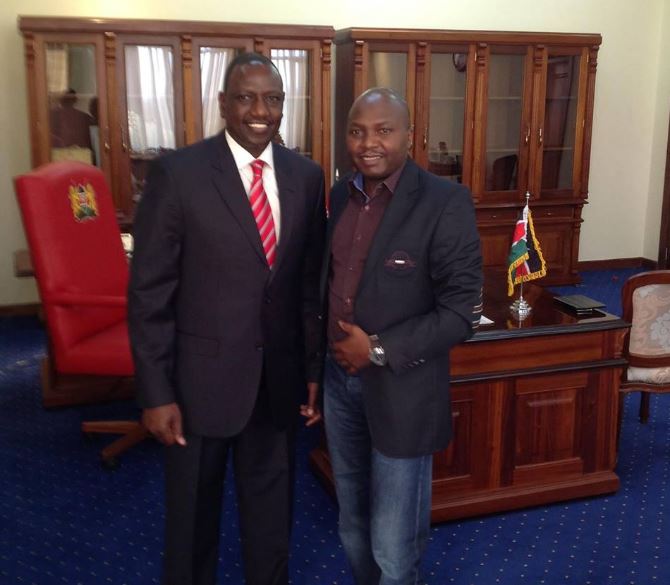 Deputy President with Donald Kipkorir
