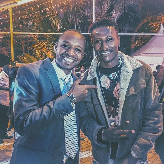 octopizzo-with-boniface-mwangi-at-an-event via Instagram