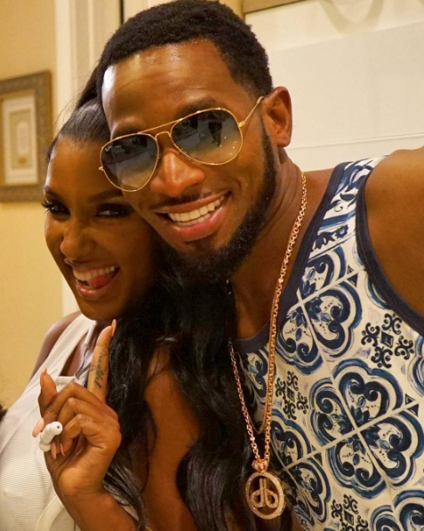 Bernice Burgos with D'Banj