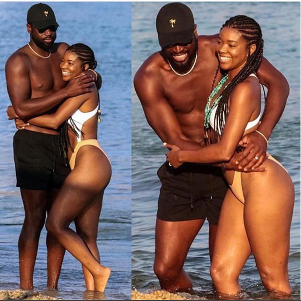 Dwyane Wade and Gabrielle Union