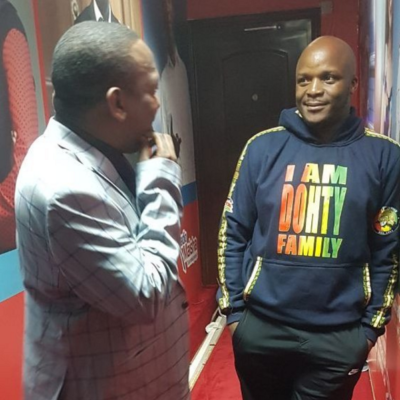 Governor Mike Sonko with Jalang'o via Instagram