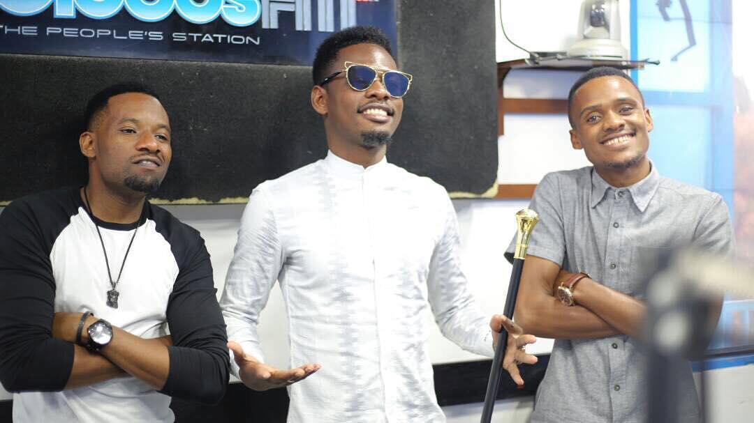Ben Pol with his signature staff in Times FM