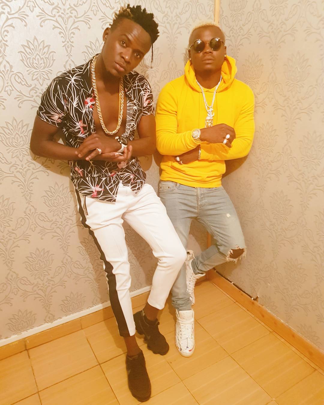 Willy Paul and Harmonize/ photo credit: Instagram/willy.paul.msafi
