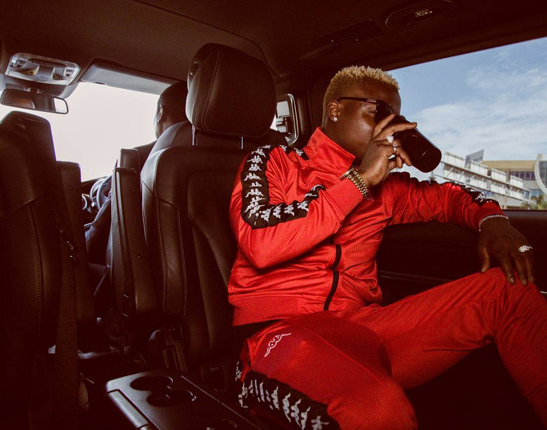 Harmonize wearing Kappa Banda apparel. photo credit: Instagram.com/harmonize_tz