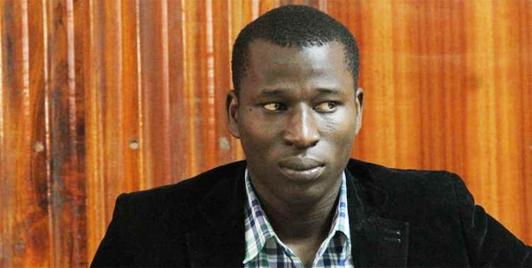 Cyprian Nyakundi in the courtroom
