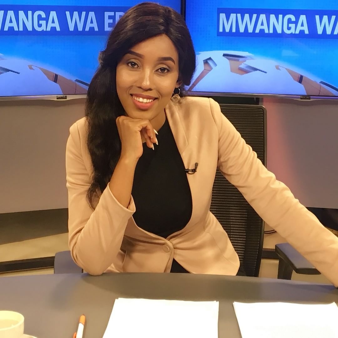 Doreen Gatwiri in newsroom