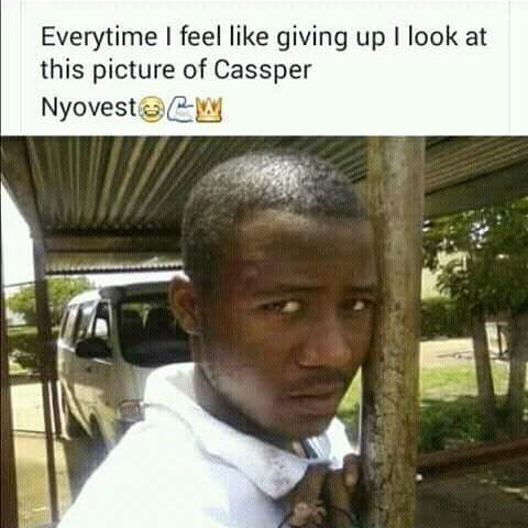 Cassper Nyovest posing