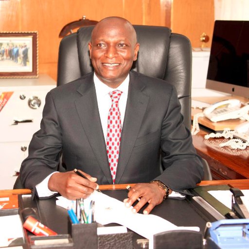 Charles Keter posing in office