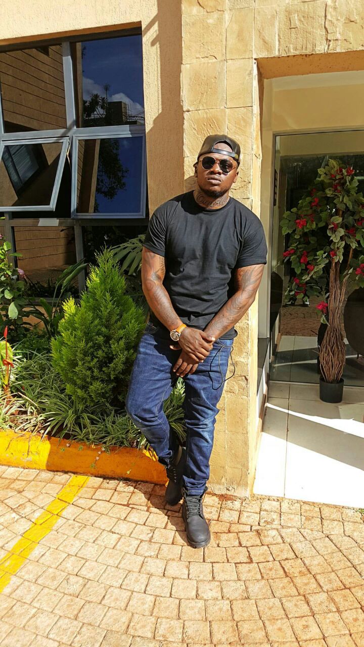 Khaligraph Jones new 'omollo' tattoo