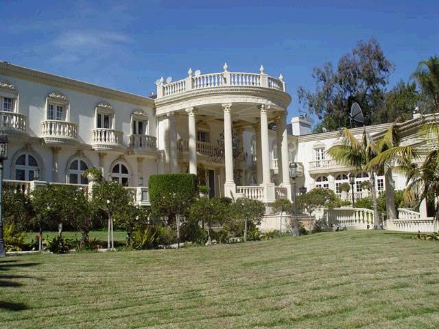 Robert Mugabe's palatial mansion in Harare which is popularly known as Blue Roof. Photo/Courtesy