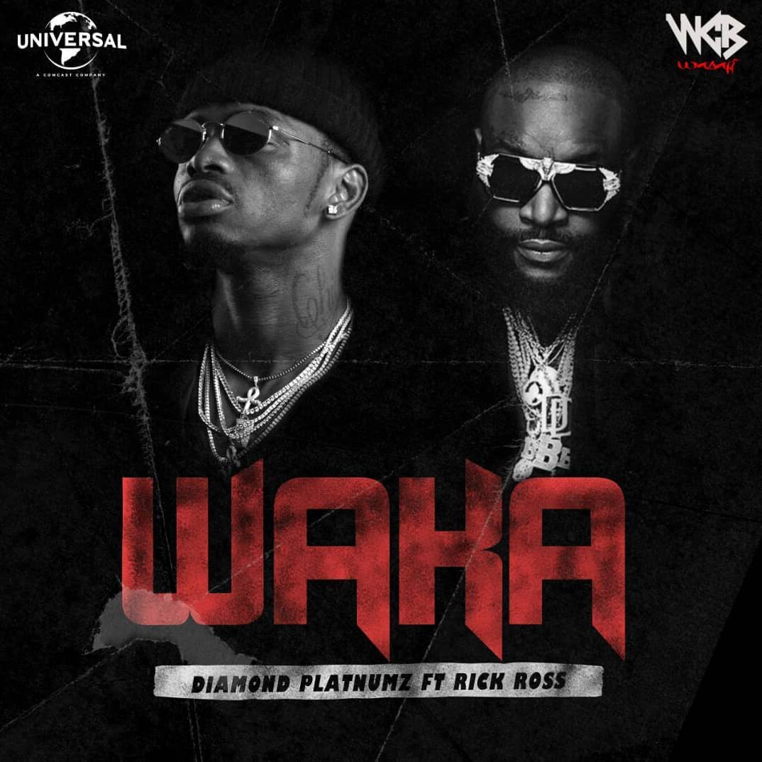 Diamond Platnumz single 'Waka' with Rick Ross cover art