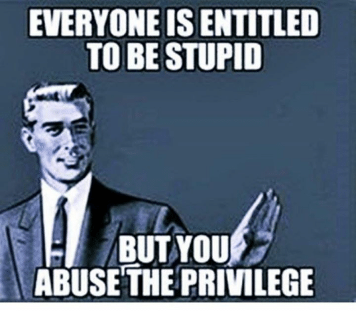 Stupidity meme