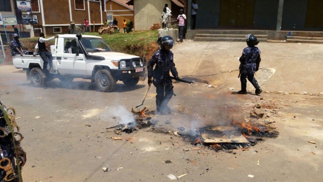 Photos: Tired and Angry Mob sets Fires And Block Roads In Uganda As ...