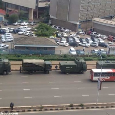Raw Sewage Bursts Right Inside Tuskys Supermarket (Photos)