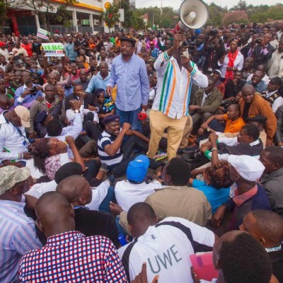 Drama As Mike Sonko and Evans Kidero Fight Again Fiercely In Public!