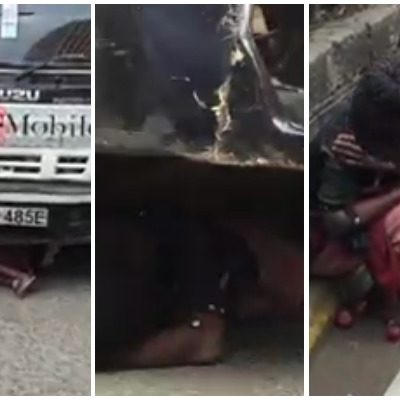 man dresses like a woman as a talent