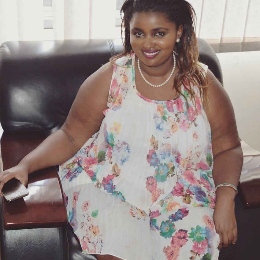 Anerlisa Muigai used to weigh 124kgs before she embarked on her weight loss journey that has seen her shade off a lot of weight seamlessly over the years. Netizens believe she should write a book about her amazing journey. Photo credit: Instagram/anerlisa