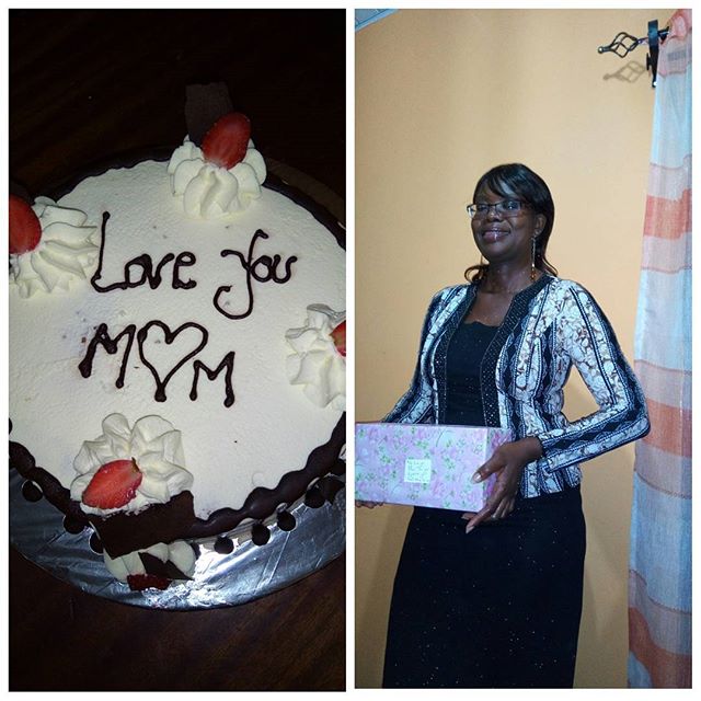 The cake that Maluda bought for his mother that he truly care about. Photo credit: Instagram/maluda254