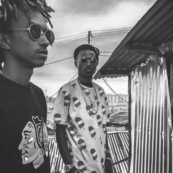 Boutross with Octopizzo. photo credit: Instagram/octopizzo