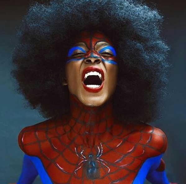 Anitta Vinter becomes spiderwoman in a new photoshoot and ...