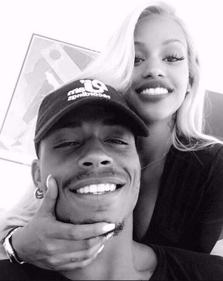 Mario Lemina with girlfriend, Fanny Neguesha
