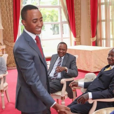 huyu mwizi ako salam kichwani? congratulates police after being caught!