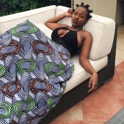 Trend panelist Njambi Koikai almost shed tears as well-wisher gives her a cheque of 1 million for her treatment