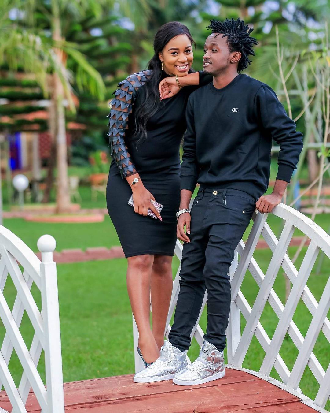 Bahati and his lovely wife, Diana Marua. photo credit: Instagram/bahatikenya