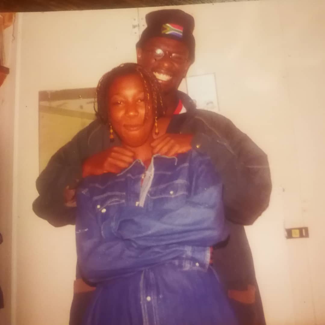 the photo that was taken by Wahu Kagwi's father the first time he met Nameless in her dorm. photo credit: Instagram/wahukagwi
