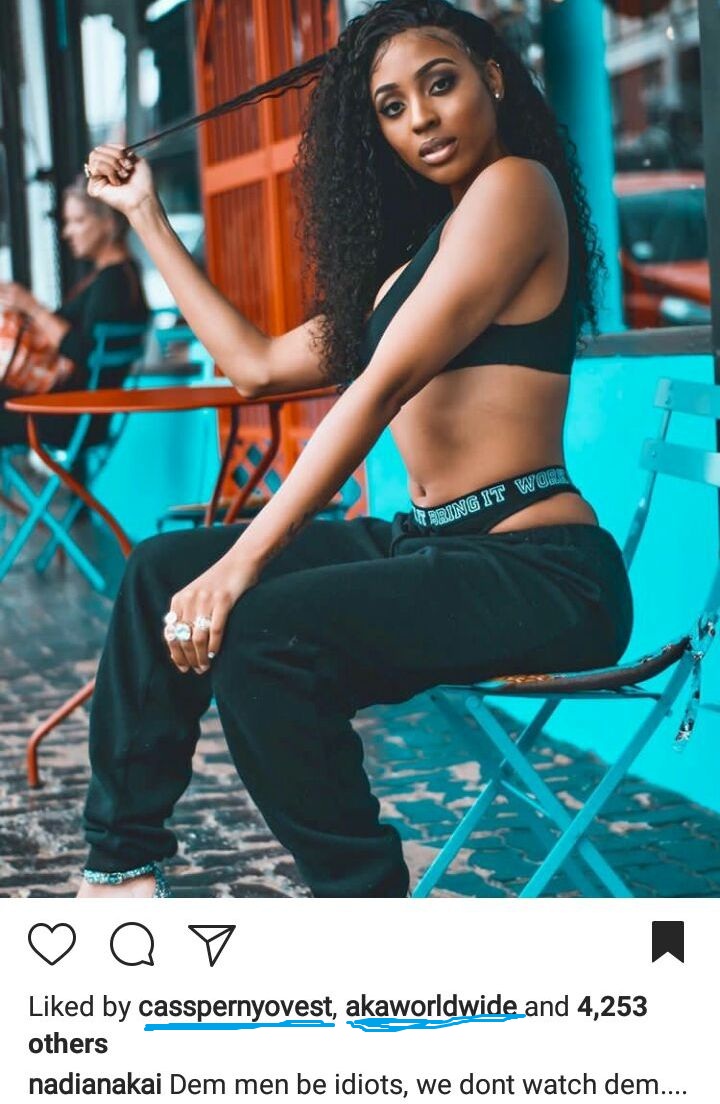 the photo that AKA and Cassper Nyovest liked together.