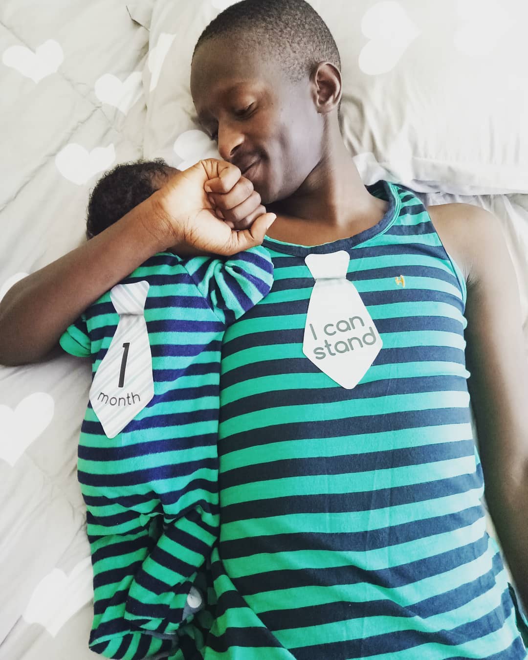 Njugush and his beautiful child. photo credit: Instagram/blessednjugush