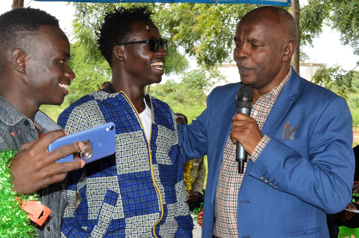 MCA Tricky with Kivutha Kibwana. photo credit: Twitter/governorkibwana