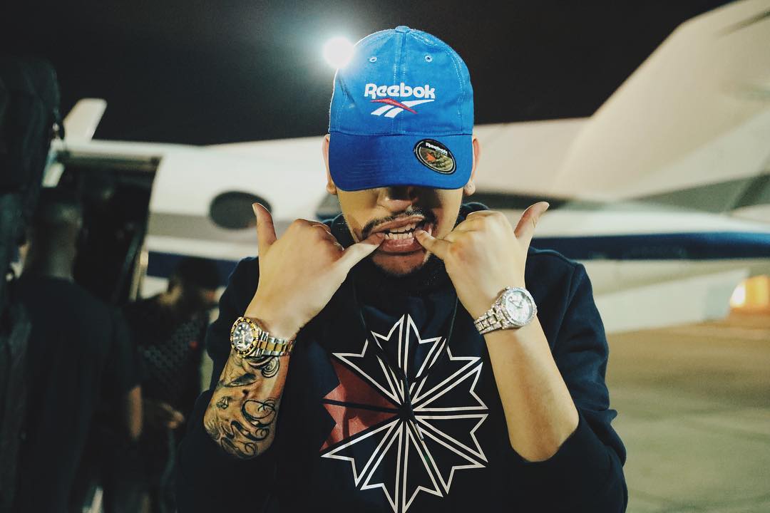 AKA rocking Reebok apparel that he is a brand ambassador for. photo credit: Instagram/akaworldwide