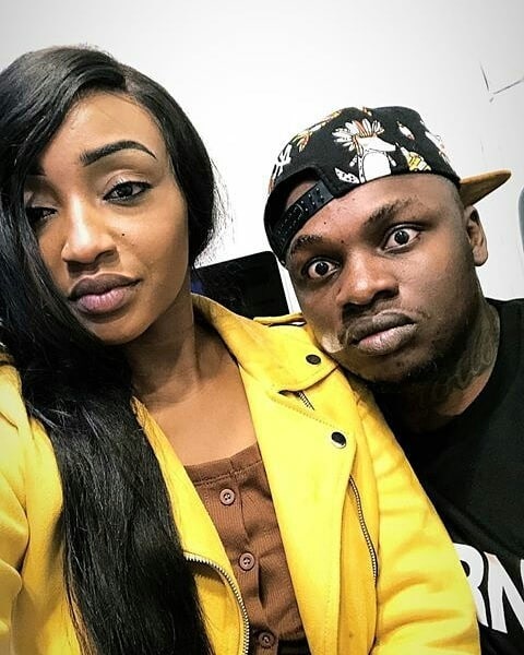 Khaligraph Jones and unidentified woman. photo credit: Instagram