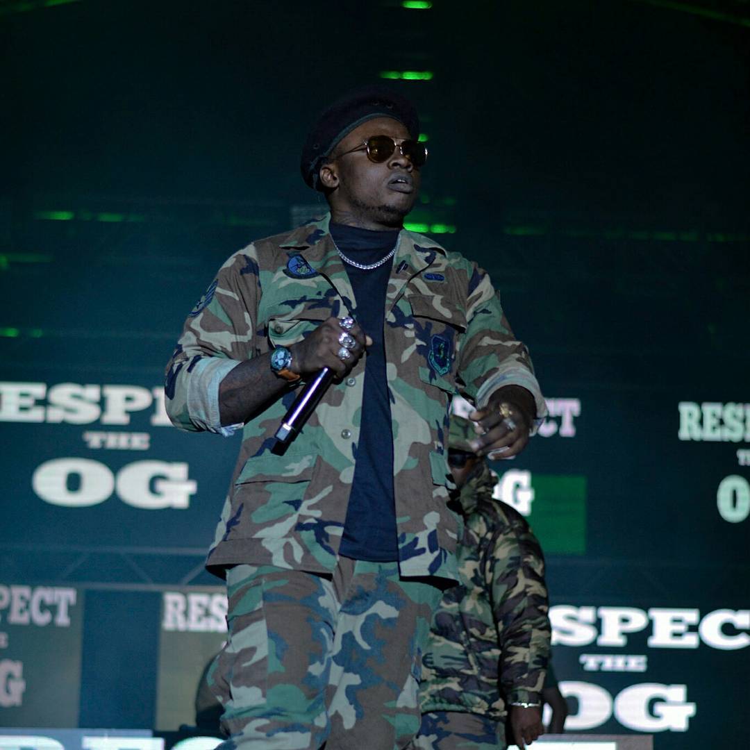 Khaligraph Jones performing at the TRG Festival. photo credit: Instagram/hashtagphotographykenya