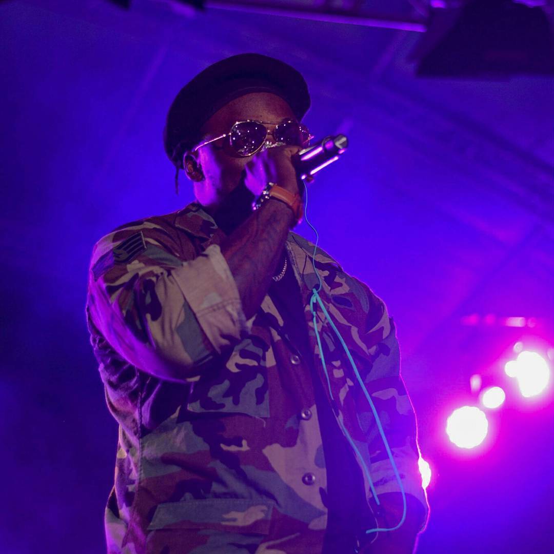 Khaligraph Jones performing at the TRG Festival. photo credit: Instagram/hashtagphotographykenya
