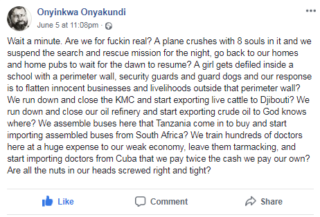 Onyinkwa Onyakundi crucial post