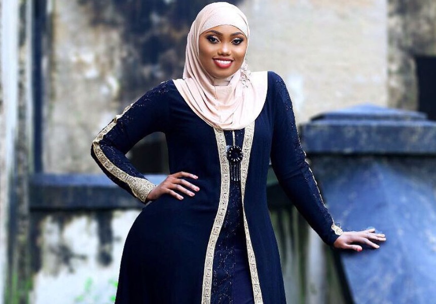 Sanchoka wins many hearts as she covers her curves in a buibui