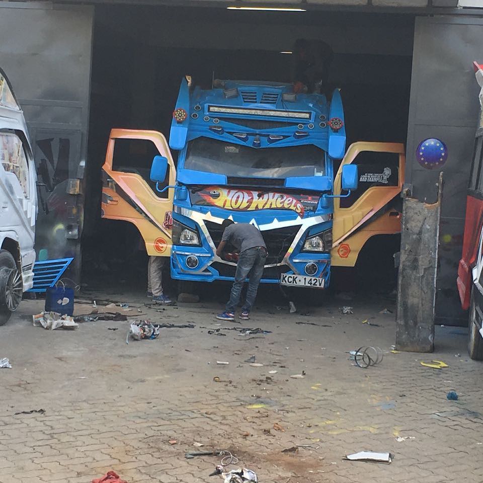 Mack Bully when it was in the "kitchen". photo credit: Instagram/matatugalore