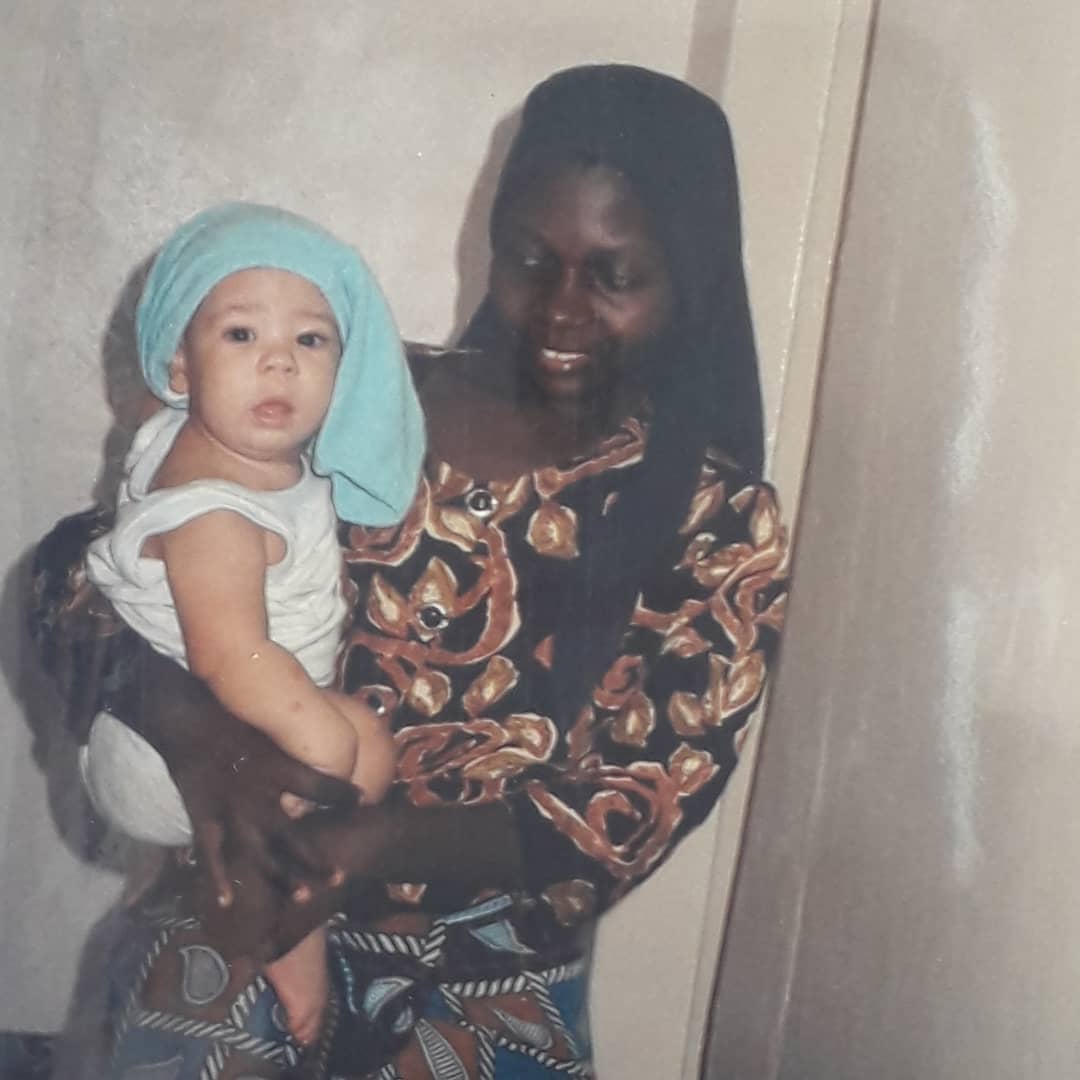 Nyota Ndogo throwback photo when she was a house help. photo credit: Instagram/nyota_ndogo