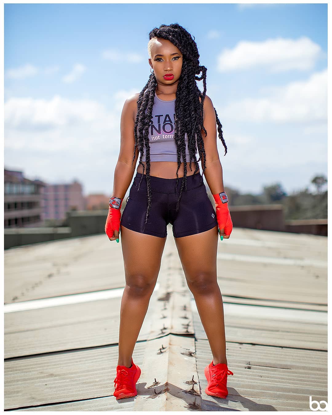physically fit Tallia Oyando. photo credit: Instagram/talliaoyando